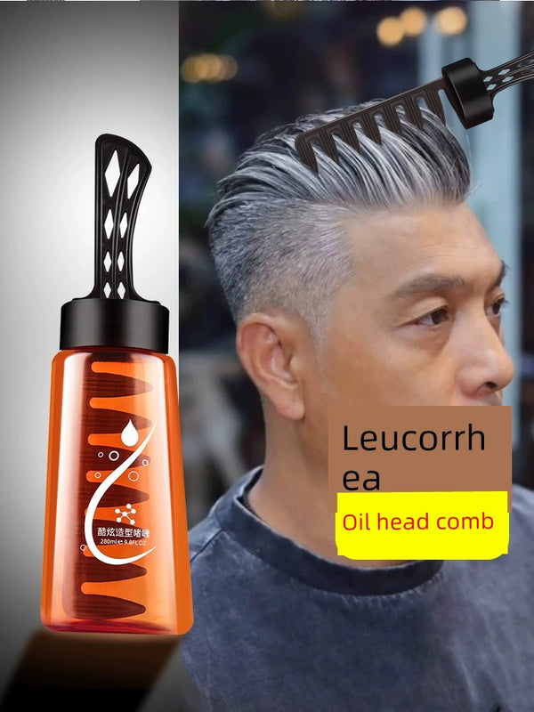 One Comb Hair-Styling Cool Gel Water Hose Hair Oil Back Head