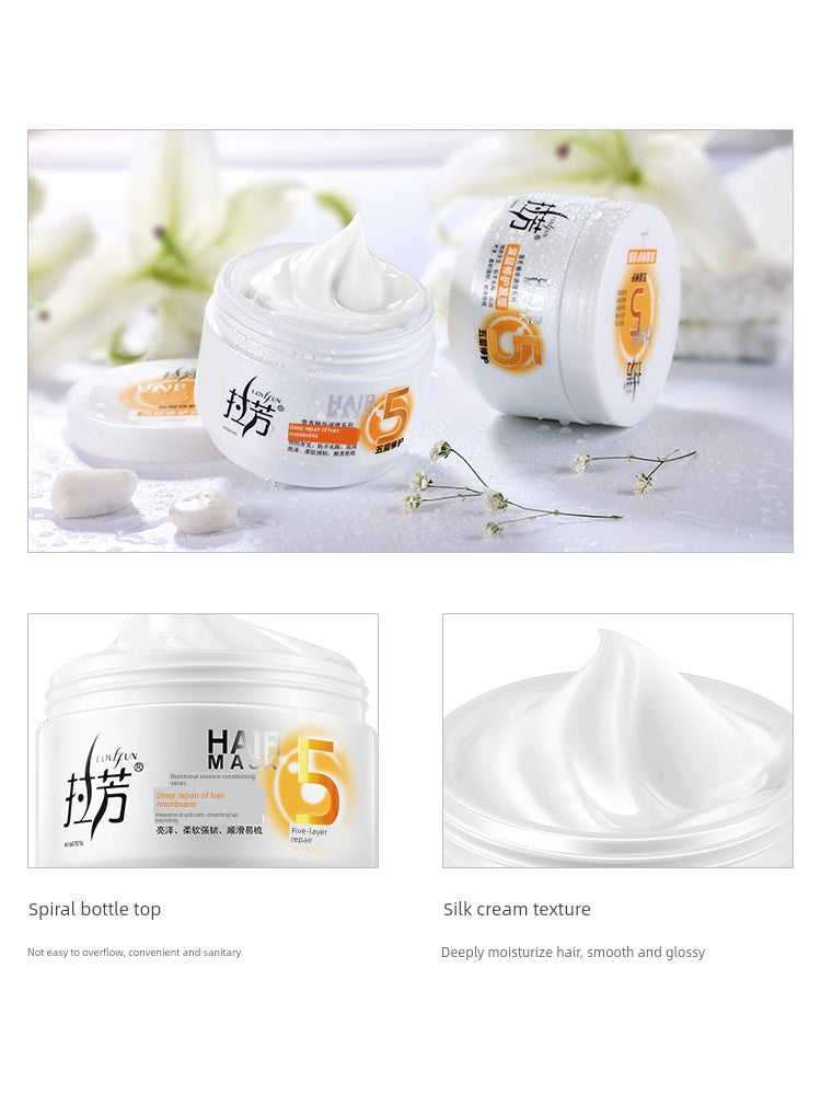 Lafang Non-Steamed Hair Mask 350ml - Hydrating Conditioner for Dry, Damaged Hair, Soft & Repairing