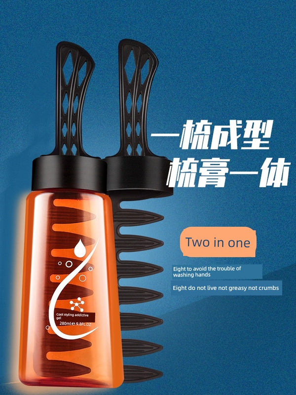 One Comb Hair-Styling Cool Gel Water Hose Hair Oil Back Head