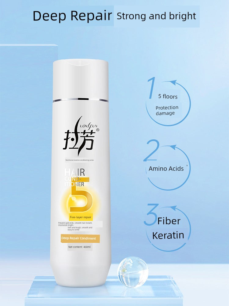 Lafang Non-Steamed Hair Mask 350ml - Hydrating Conditioner for Dry, Damaged Hair, Soft & Repairing