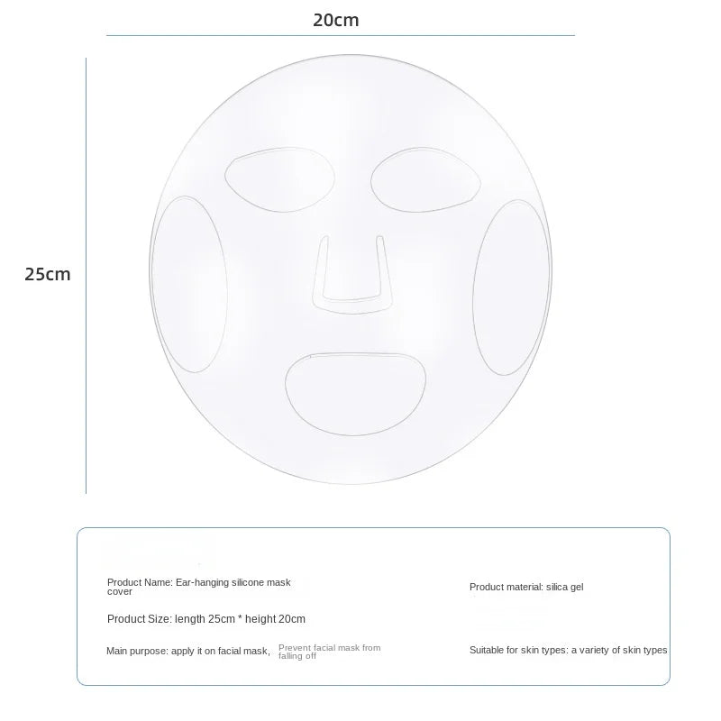 3D Silicone Face Mask - Reusable Lifting & Firming Tool