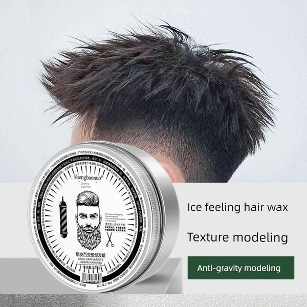 Pomade for Men - Long-Lasting Hair-Styling Cream, Natural & Fluffy, Odorless Hair Oil, Shengbao Nuo Hair Mud