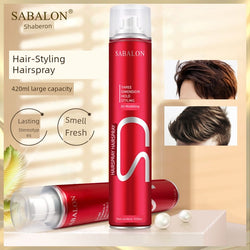 SABALON Hair Gel Spray - Men's Long-Lasting, Dry Glue Hair-Styling Pomade for Fluffy Shape