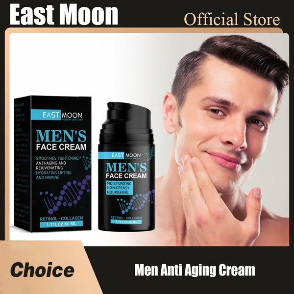 Men's Anti-Aging Cream - Moisturizing, Oil Control, Wrinkle Removal, Fine Line Fading, Lifting & Whitening Cream