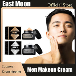 Men's Makeup Cream - Acne Mark Concealer, Hydrating & Moisturizing, Oil Control, Shrink Pores, 50g