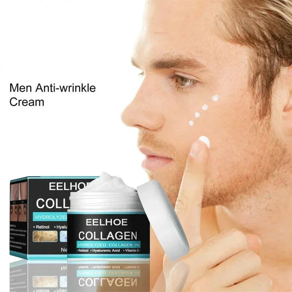 Anti Aging Face Cream Collagen Moisturizing Brightening Facial Skin Care Firming Brighten Day Night Cream for Men